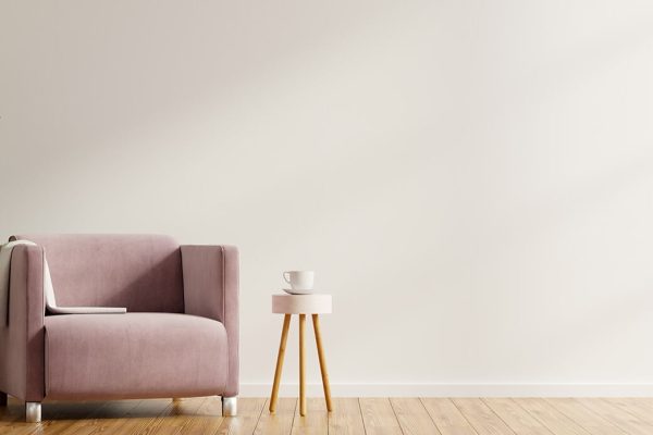modern-minimalist-interior-with-armchair-empty-white-wall-3d-rendering